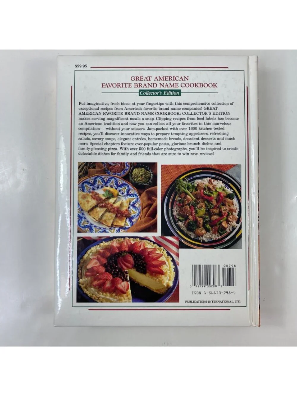 1993s Great American Favorite Brand Name Cookbook Collectors Edition